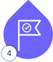 Flag icon with #4