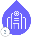 drop icon number 2 with hospital linking to During Hospital Stay page