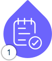drop icon number 1 with checklist linking to Pre-Transplant page
